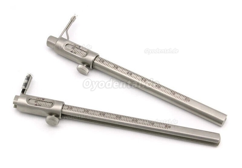 Dental Kieferorthop&auml;discher Messschieber 0&ndash;80 mm Implantat Messlehre